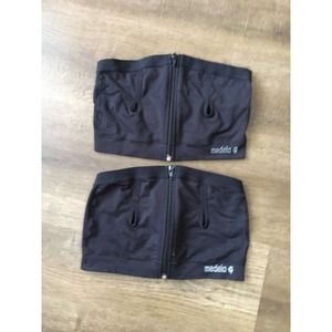 Medela Easy Expression black strapless pumping bras pack of 2 size medium